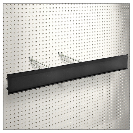 Azar Displays 3" H x 36" L Black C-Channel 600336-BLK